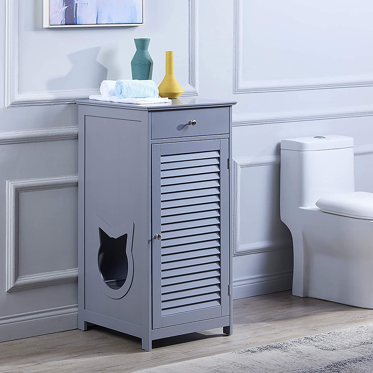 10 Best Cat Litter Box Furniture / Cat Ideas on Foter