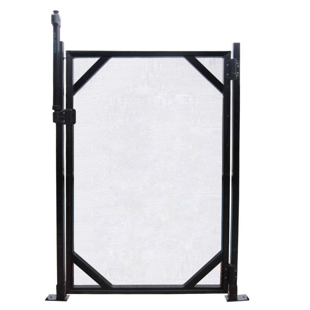 Tall Metal Outdoor Deck Gate for Dogs