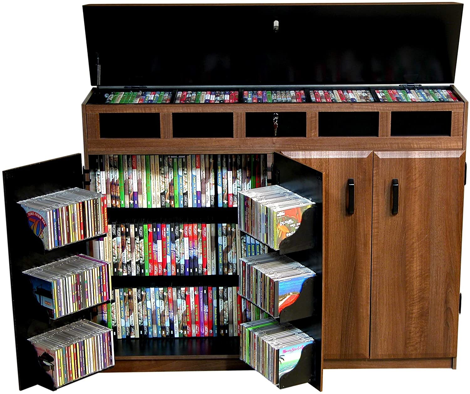 Top Loading CD Storage Cabinet