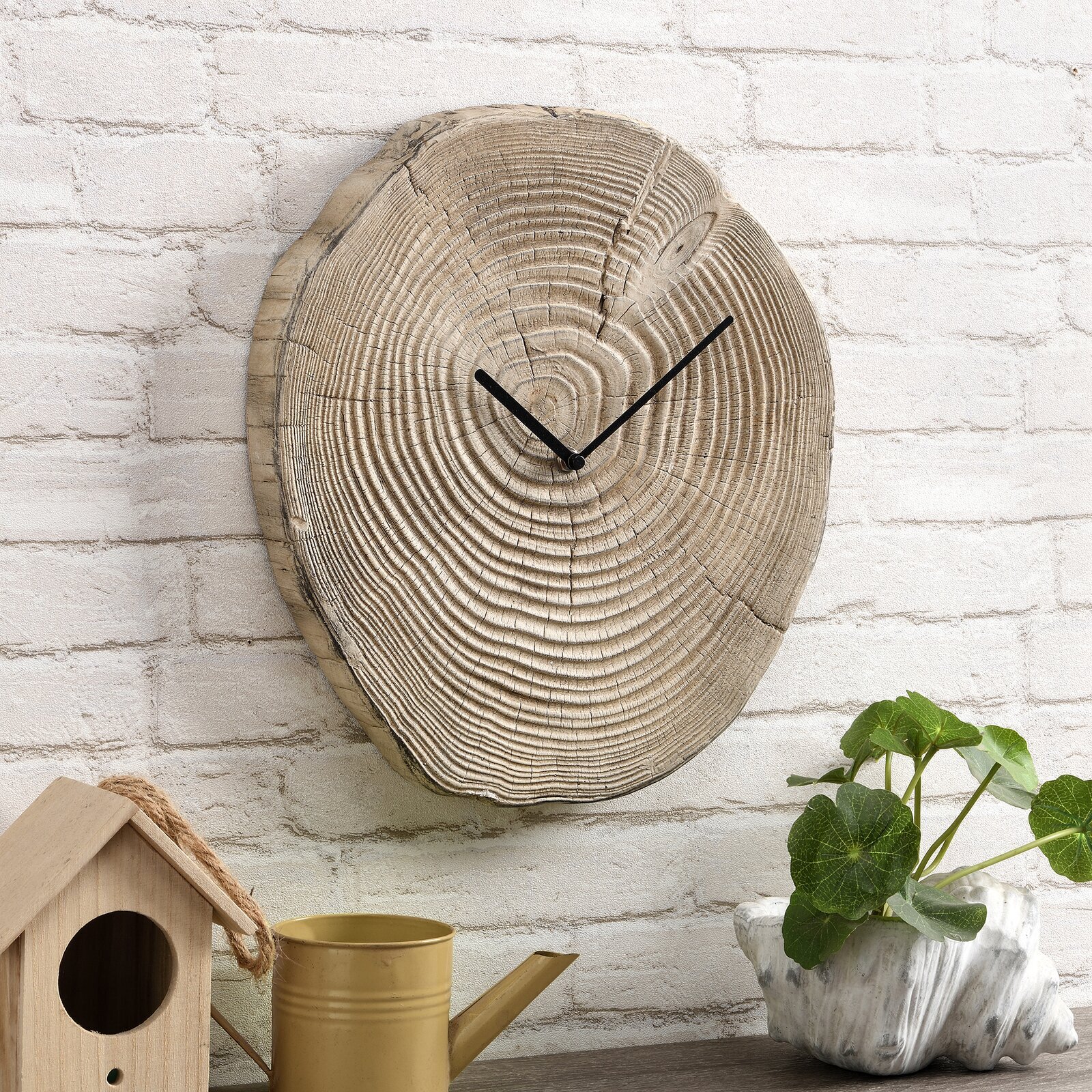 Tree Stump Kitchen Clock