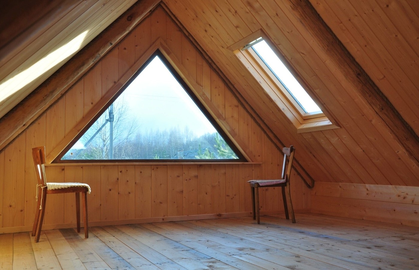 Triangular window