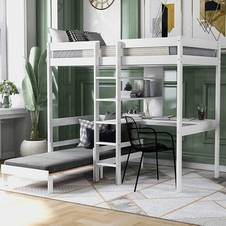 Bunk Beds With Desk Underneath Ideas On Foter