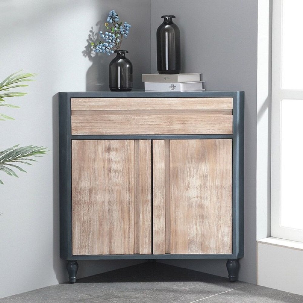 Two Tone Corner Drawers for Bedroom