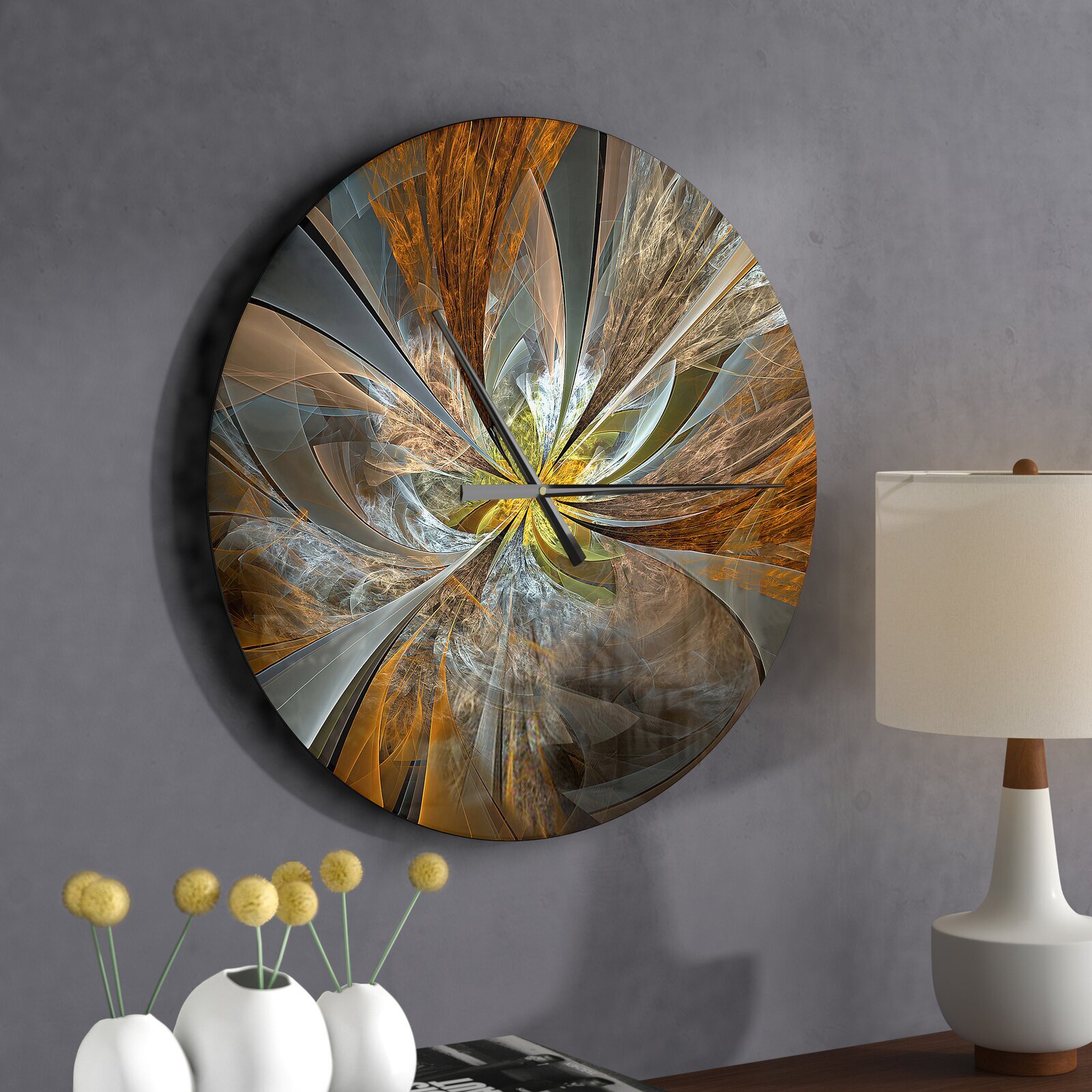 Unique Wall Clock Diy Wall Mounted Clock Modern Unique Numbers Design 
