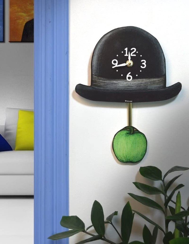 Unique wall clocks with pendulum and surrealist vibes
