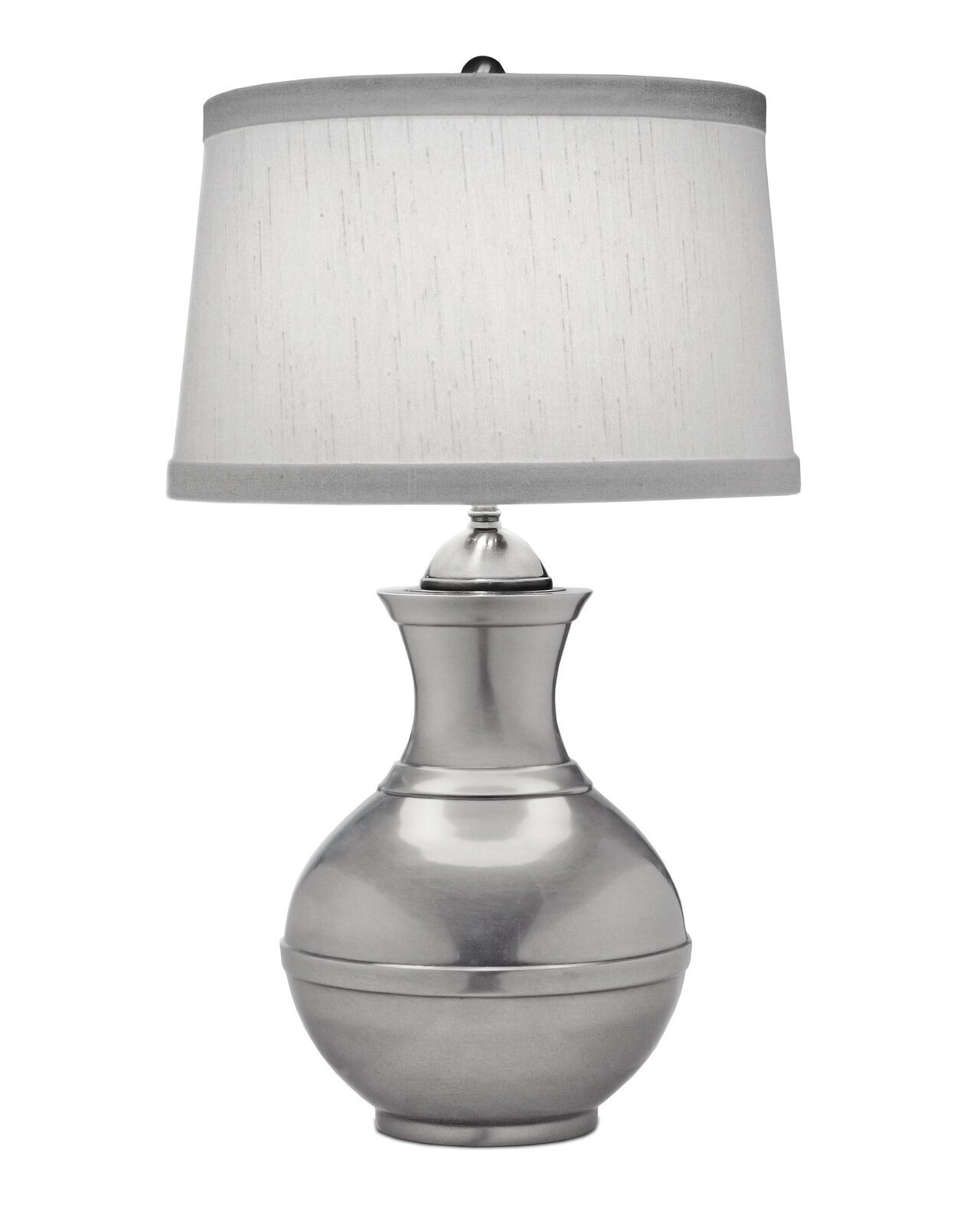 Versatile gray Stiffel lamp (nickel)