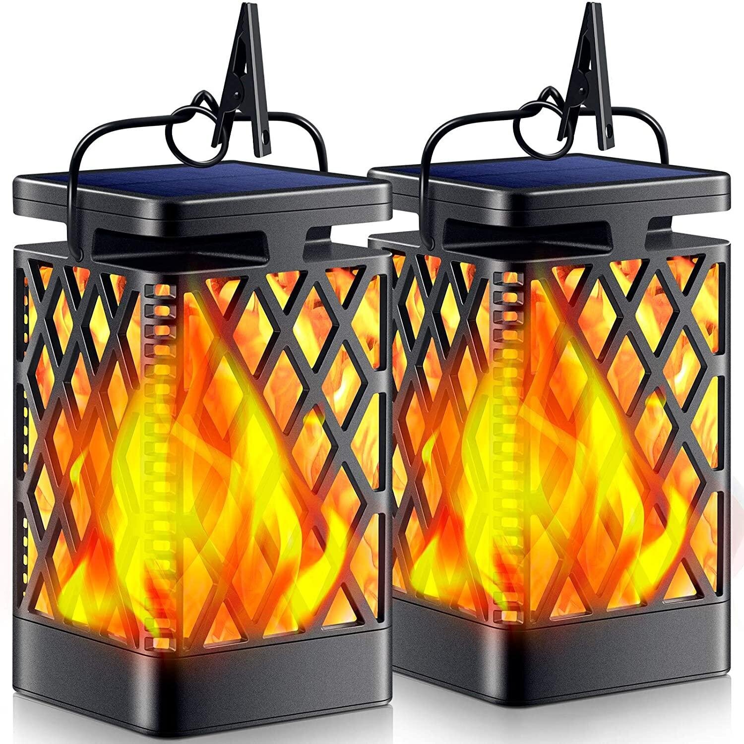 Versatile outdoor flame lanterns