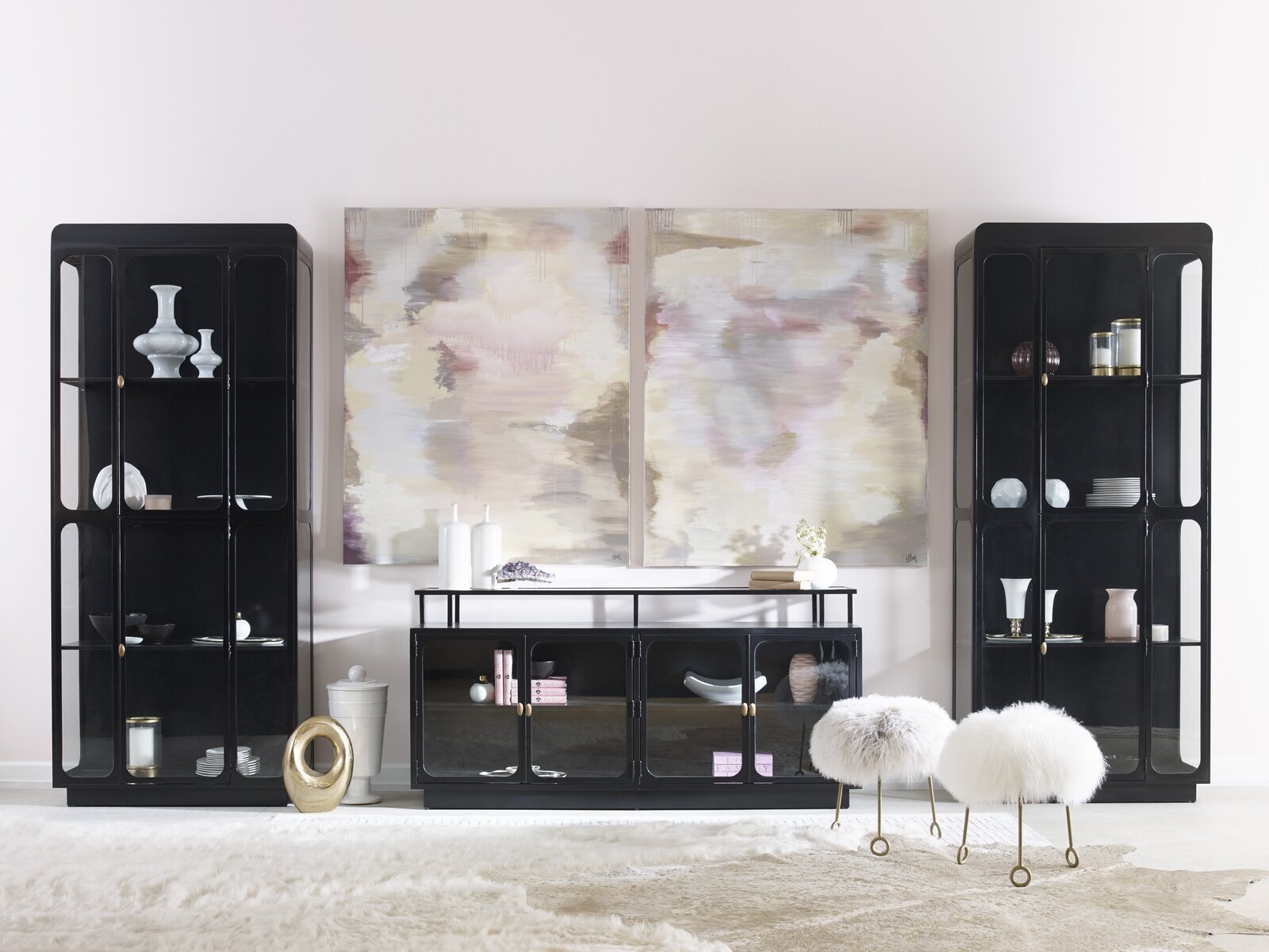 Vintage curio cabinet for more contemporary interiors