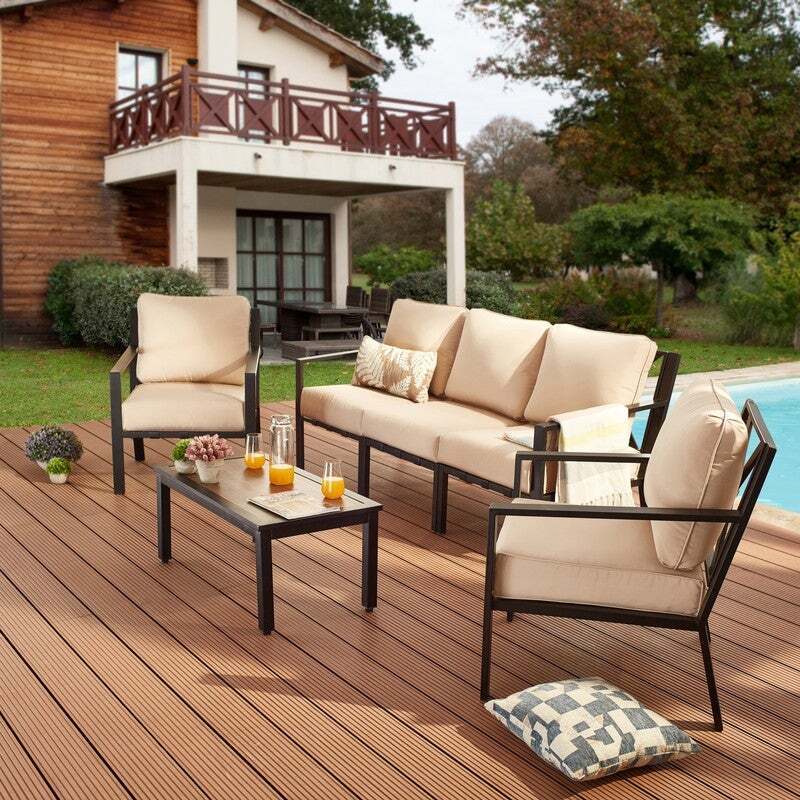 Wrought iron discount patio chairs costco