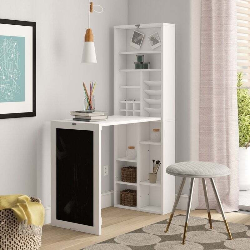 Murphy desk outlet with storage