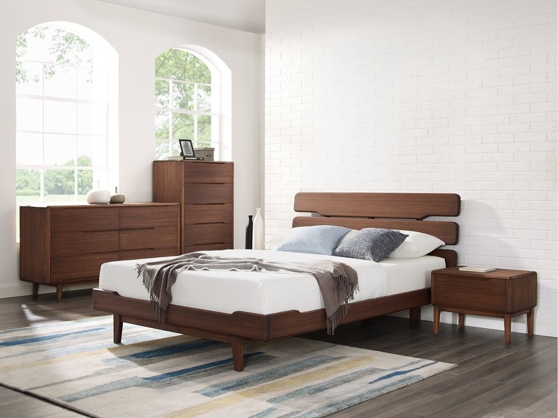 White: the perfect brown furniture bedroom wall color