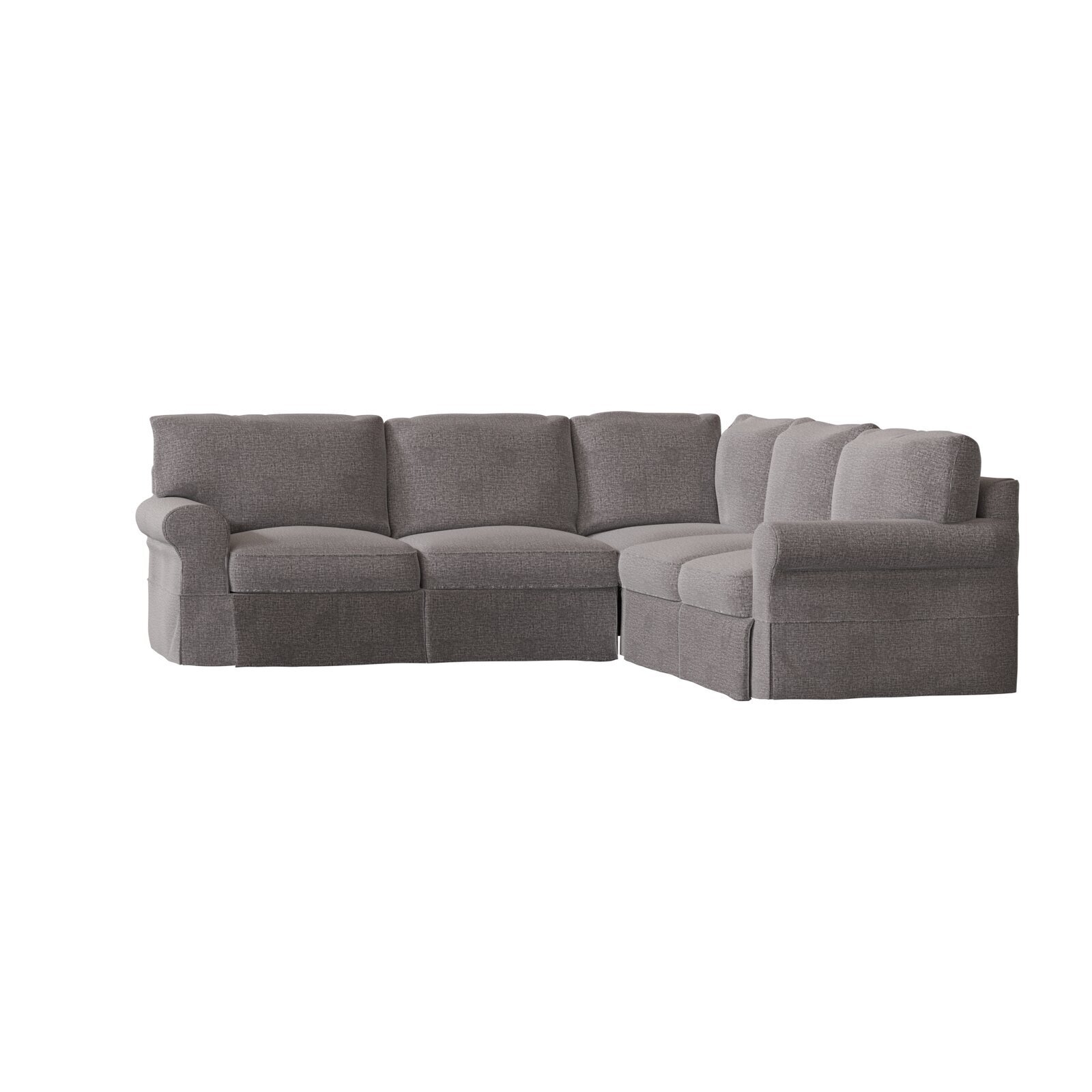 Wide Corner Home Theater Sectional Sofa