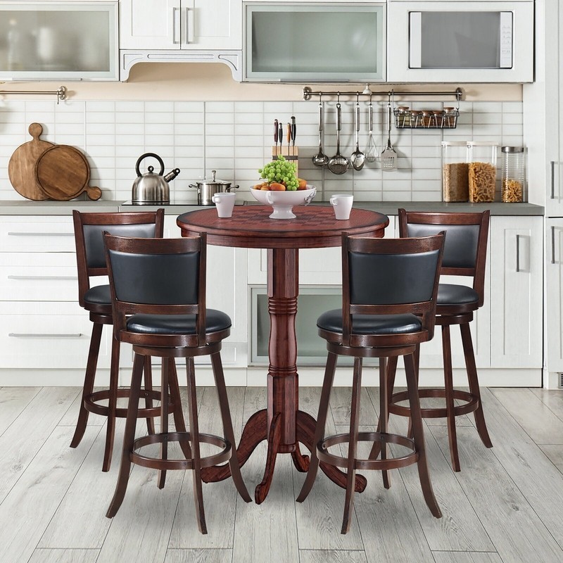 round-bar-height-table-and-chairs-ideas-on-foter