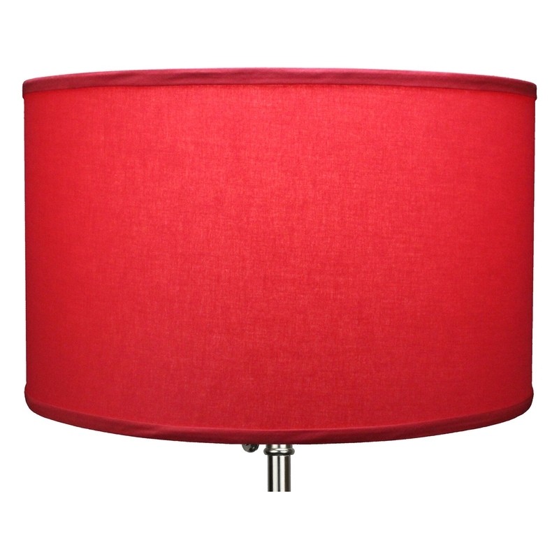 18'' W Linen Drum Lamp Shade ( Spider )