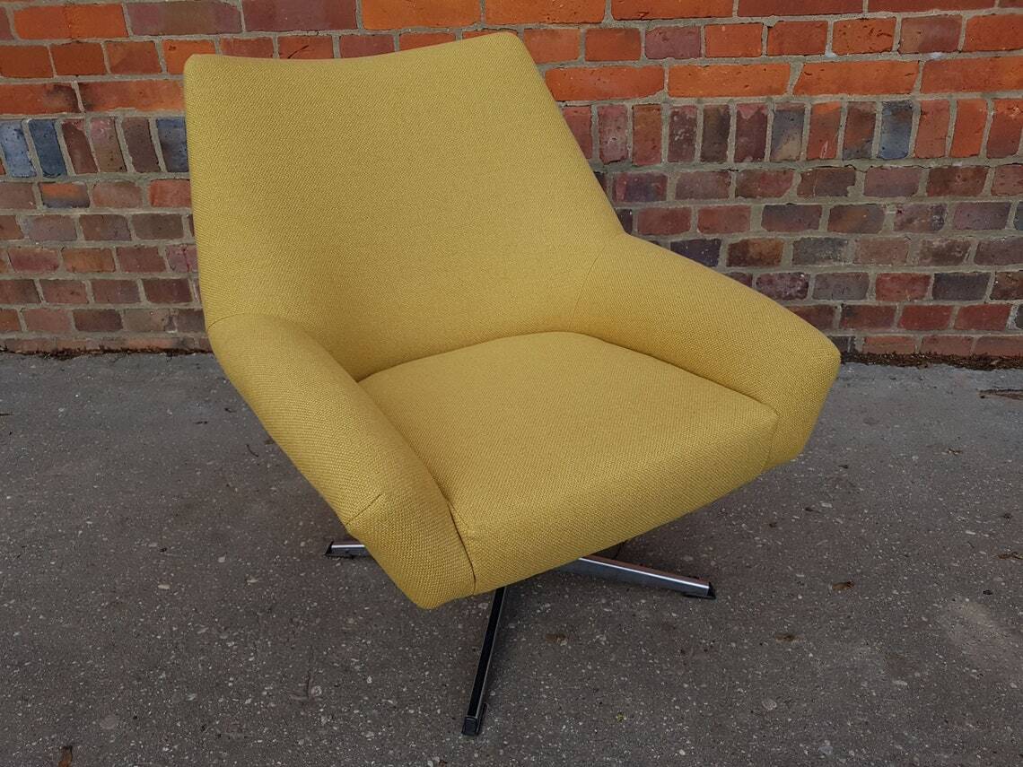 1960’s Upholstered captain’s chair