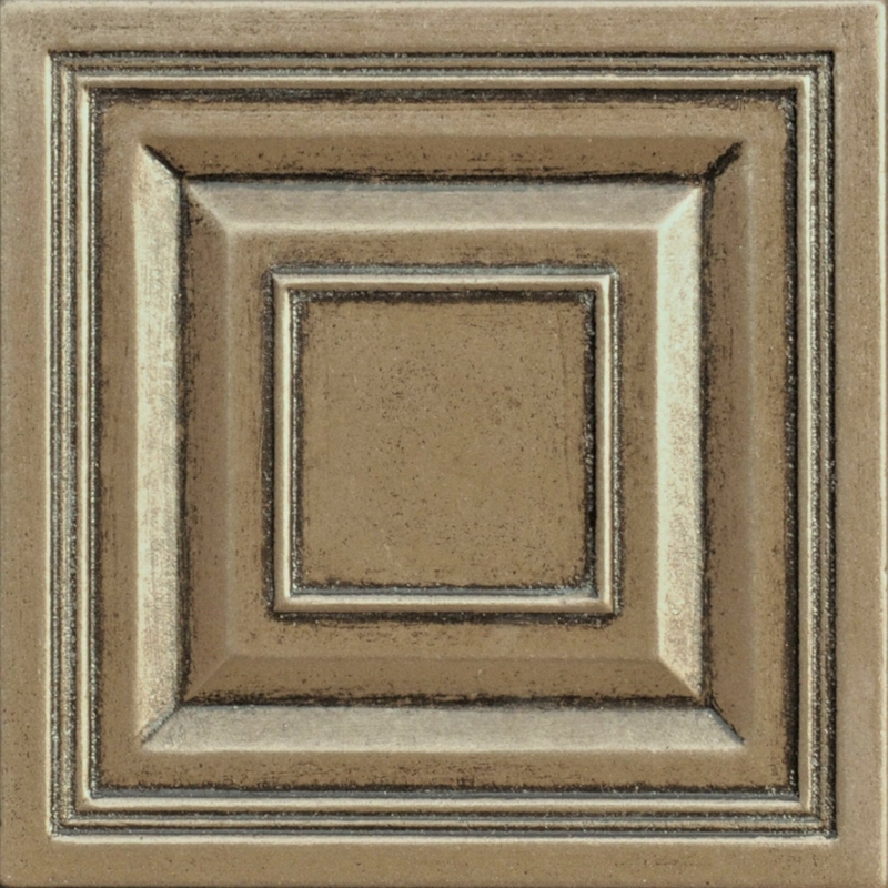 2" x 2" Metal Custom Decorative Insert Tile