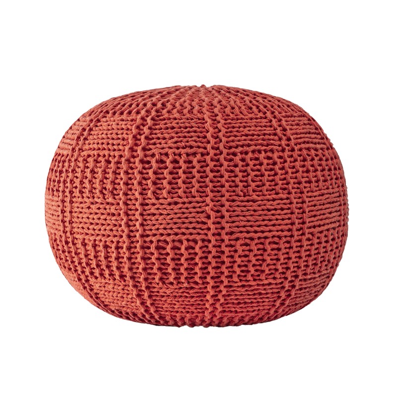 20'' Wide Round Pouf Ottoman