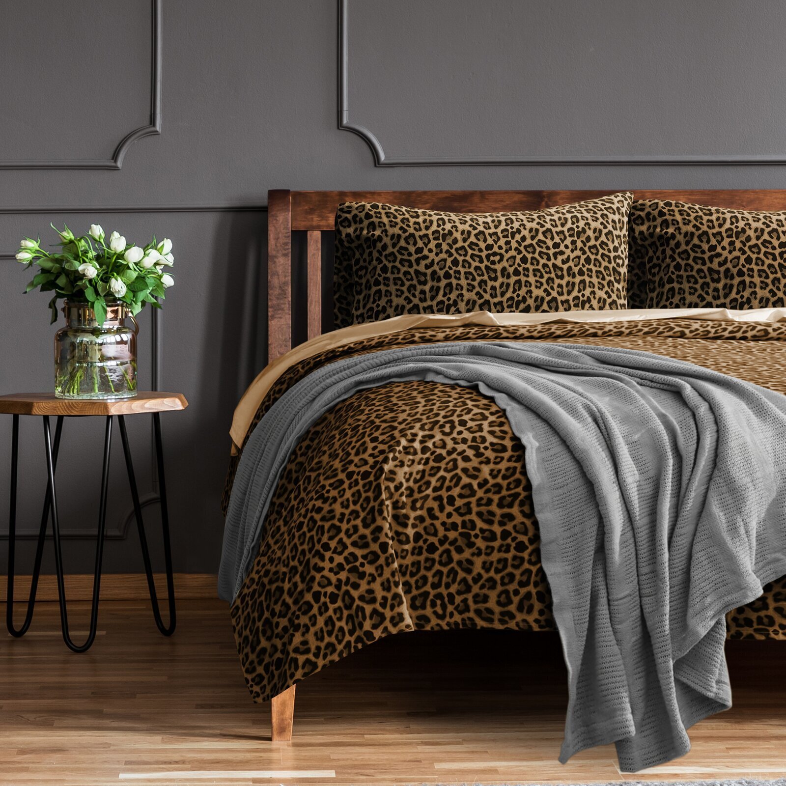 200 Thread Count Luxury Leopard Print Bedding
