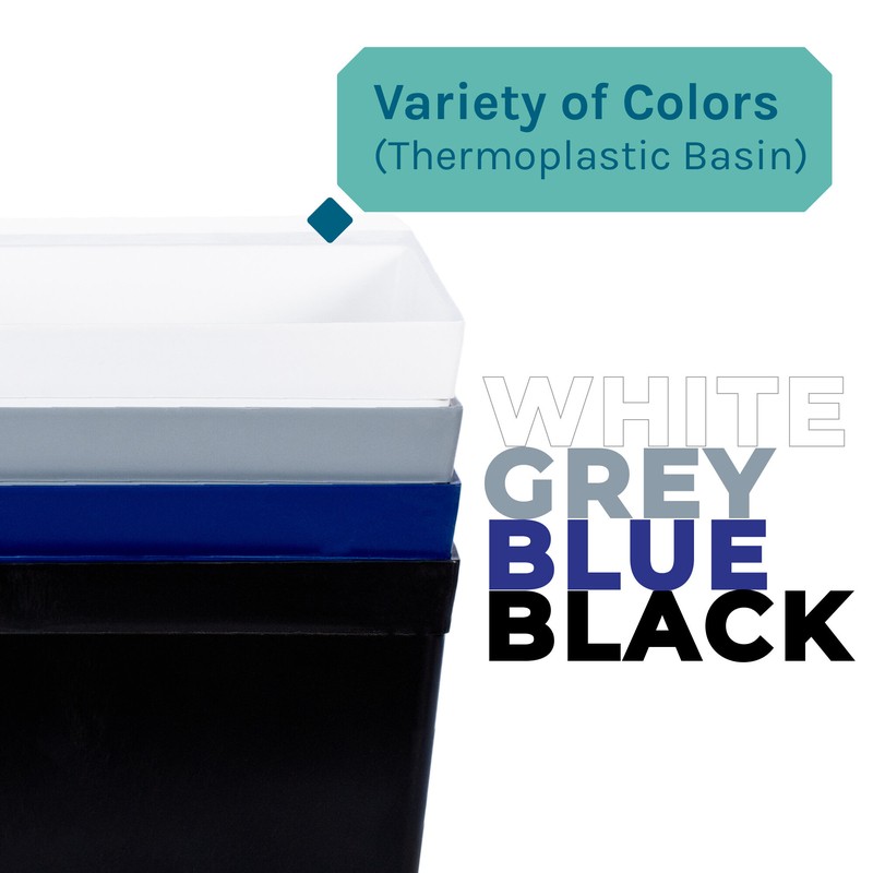 22.88'' L x 23.5'' W Free Standing Laundry Sink
