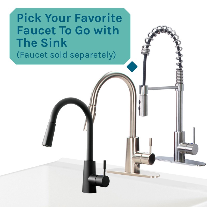 22.88'' L x 23.5'' W Free Standing Laundry Sink