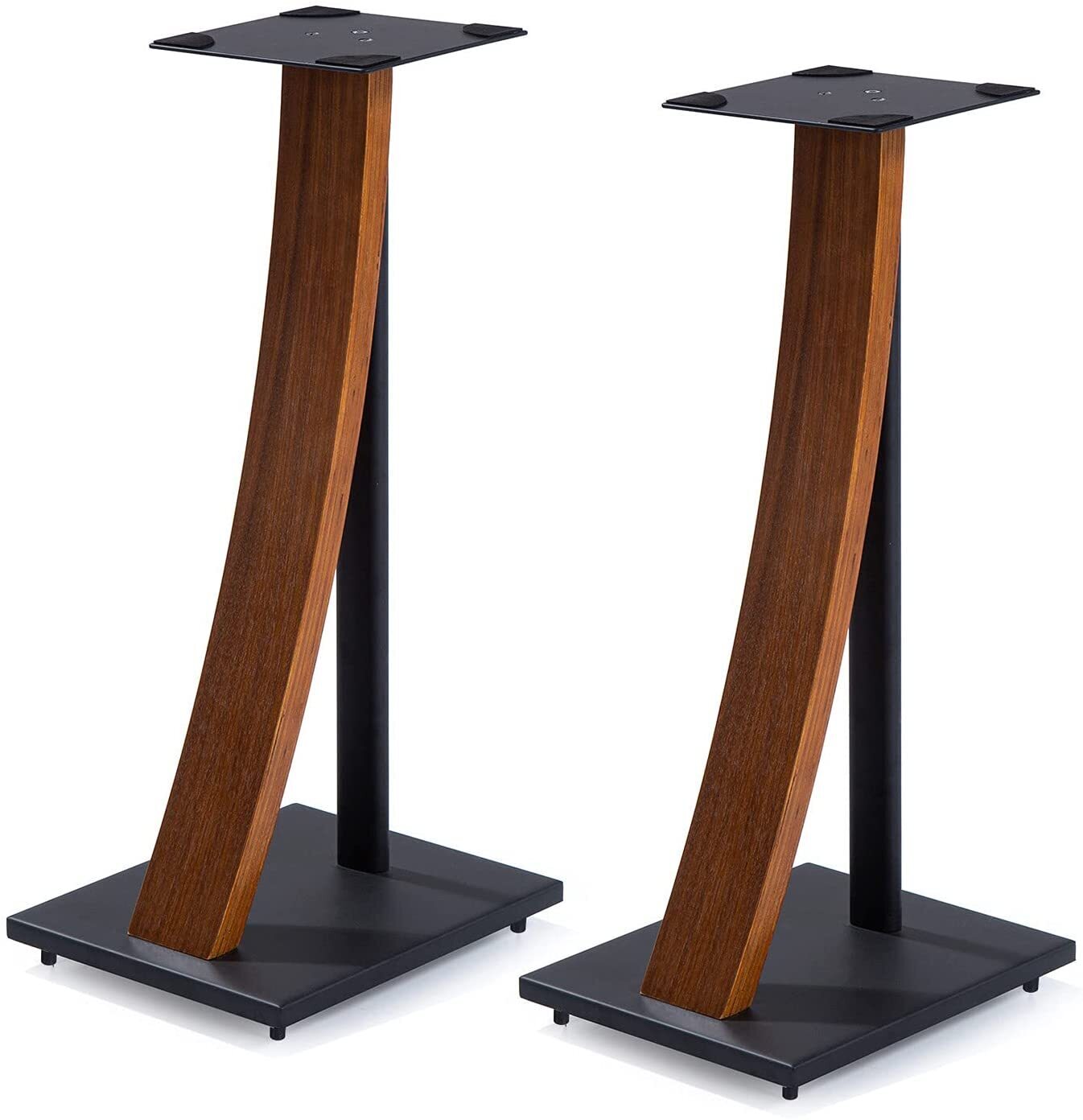 24 Inch Unique Speaker Stand Wood 