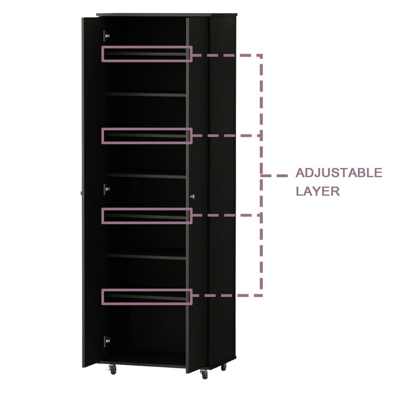 24 Pair Shoe Storage Cabinet
