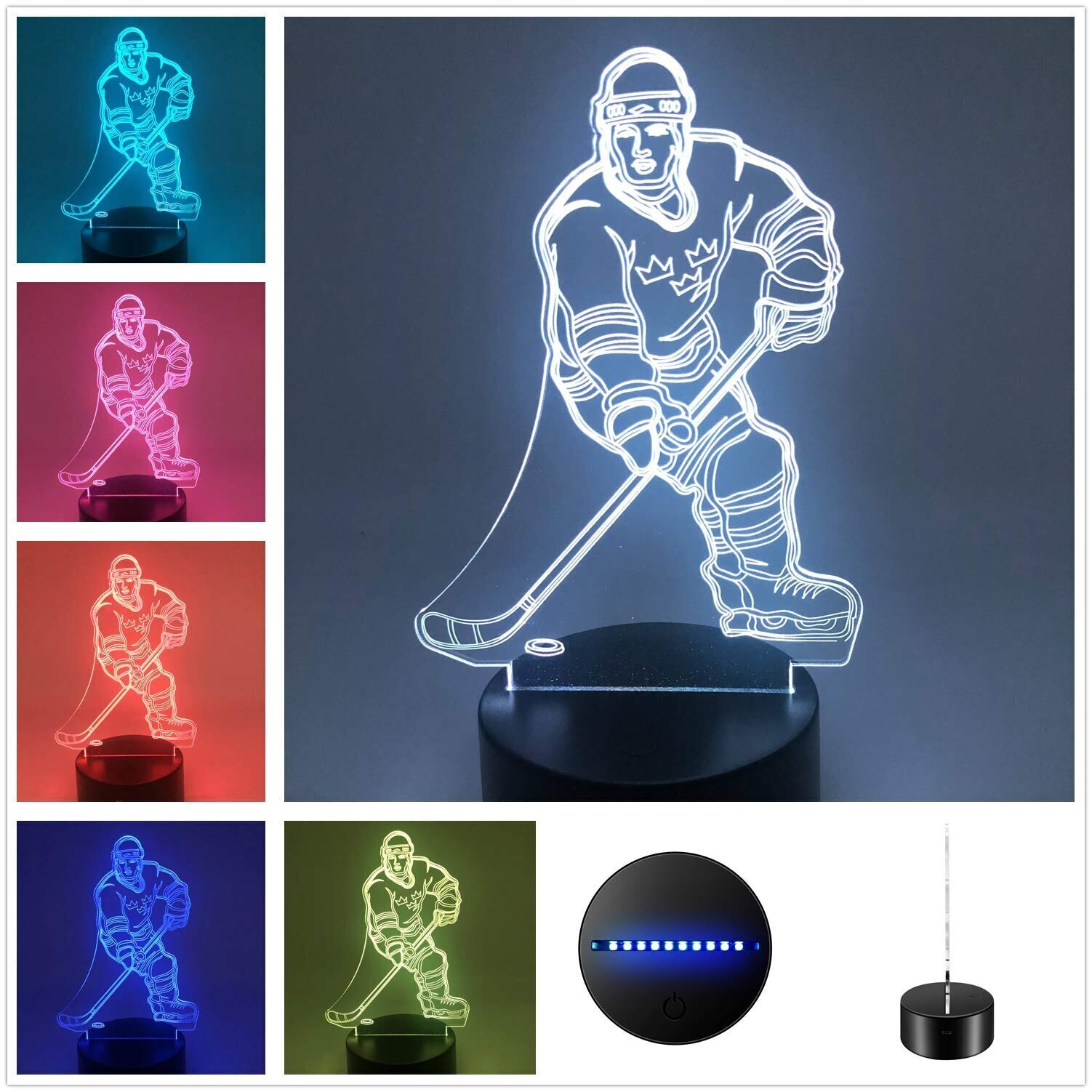 3D Hockey Lamp 