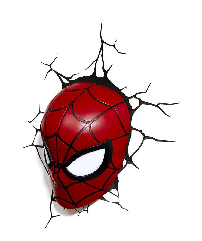 3D Spiderman Mask Deco 2-Light Night Light