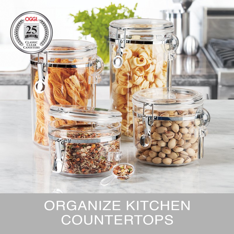 4 Piece Kitchen Canister Set