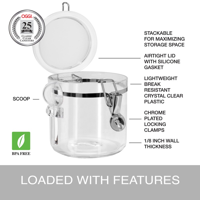 4 Piece Kitchen Canister Set