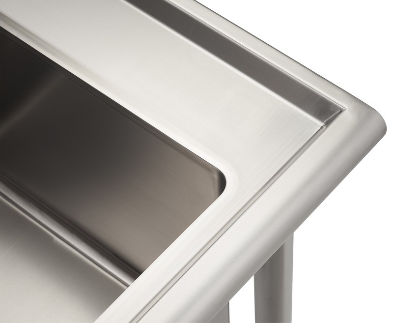 42" L x 24" W Free Standing Laundry Sink with Faucet