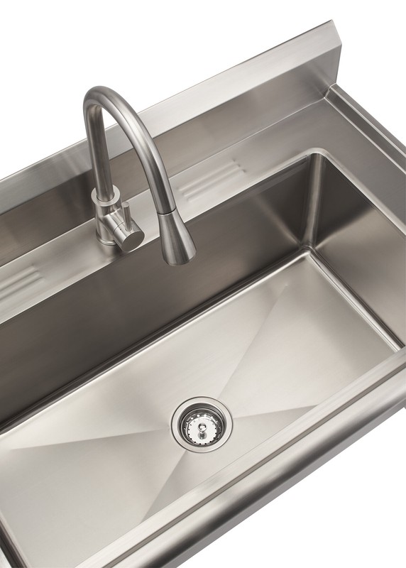42" L x 24" W Free Standing Laundry Sink with Faucet
