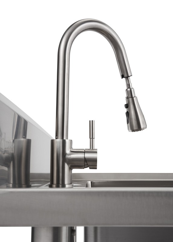 42" L x 24" W Free Standing Laundry Sink with Faucet