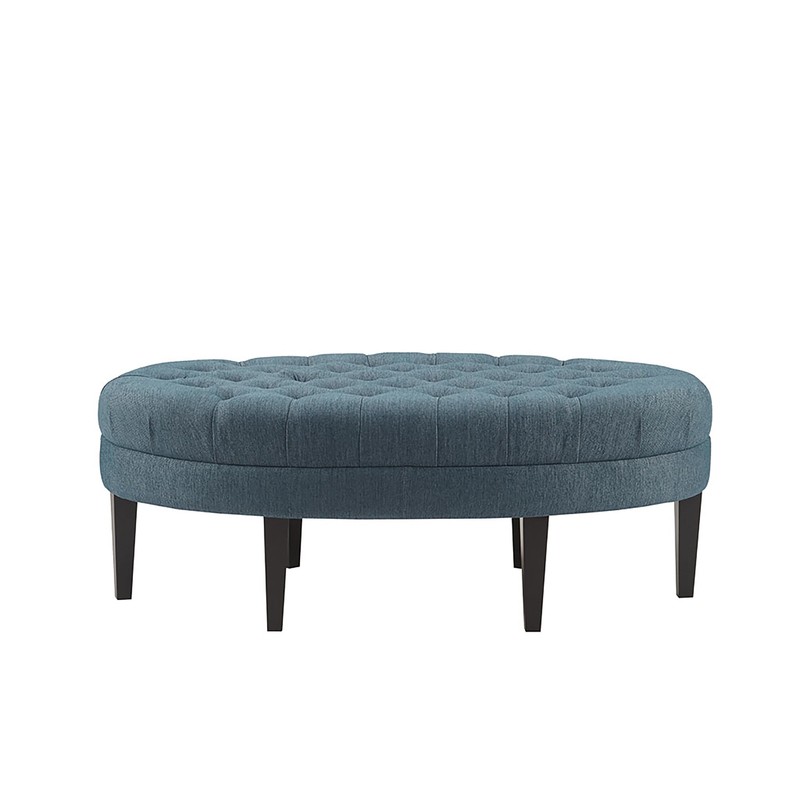 48'' Wide Tufted Oval Cocktail Ottoman
