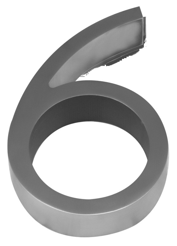 5'' H Metal Floating Mount House Number