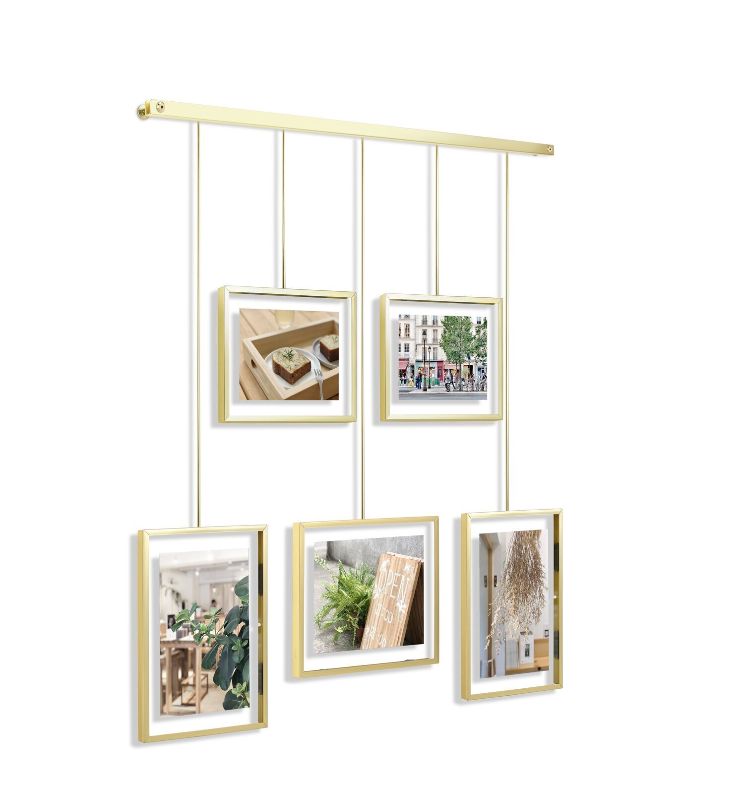 5 Piece Metal Collage Picture Frame Set