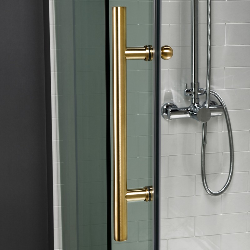 56" - 60" W x 76" H Single Sliding Frameless Shower Door