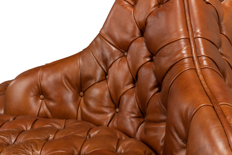 57'' Genuine Leather Armless Sofa