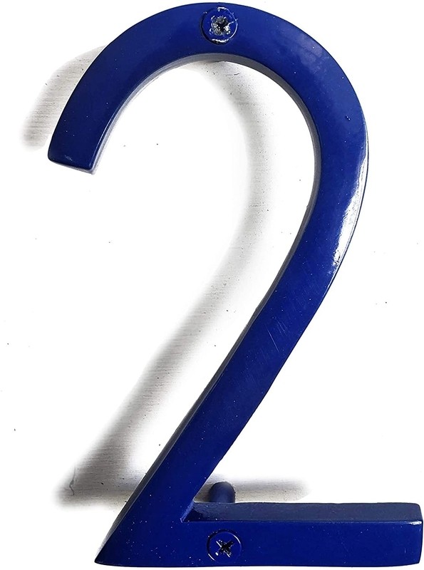 6'' H Metal Floating Mount House Number