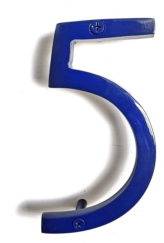 6'' H Metal Floating Mount House Number
