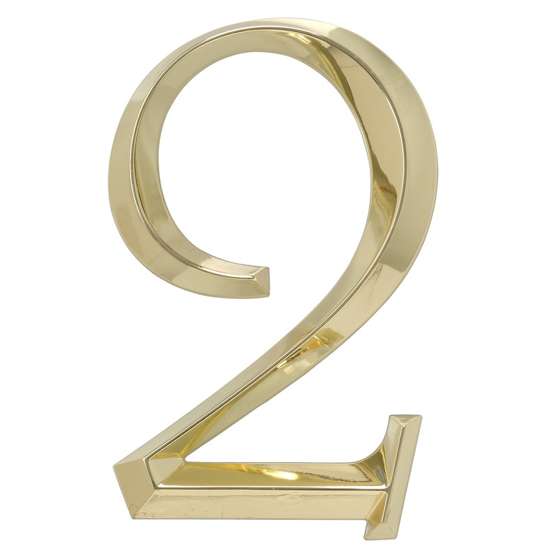 6'' H Metal Surface Mount House Number