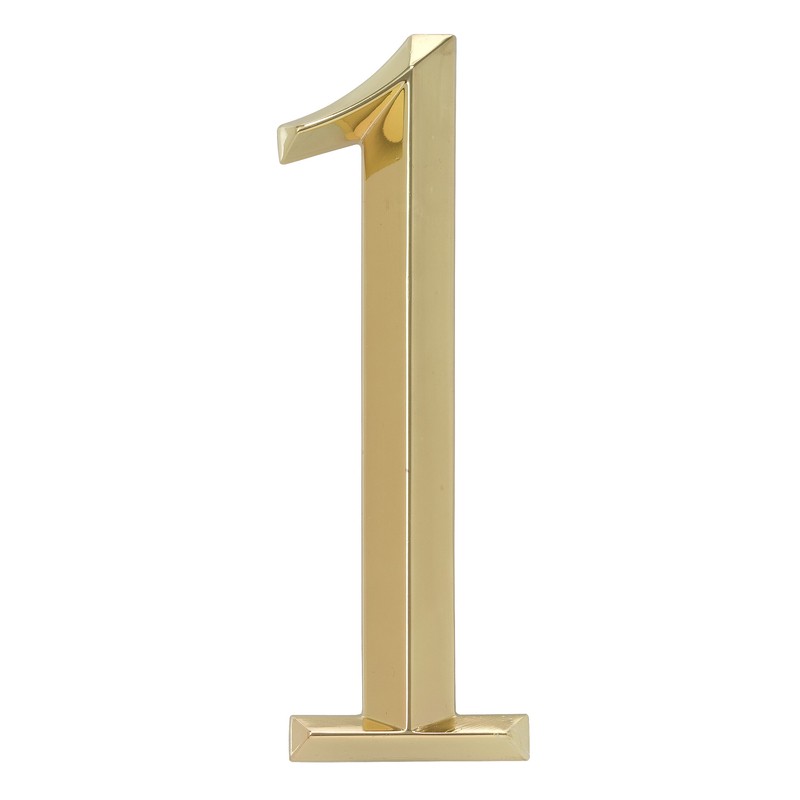 6'' H Metal Surface Mount House Number