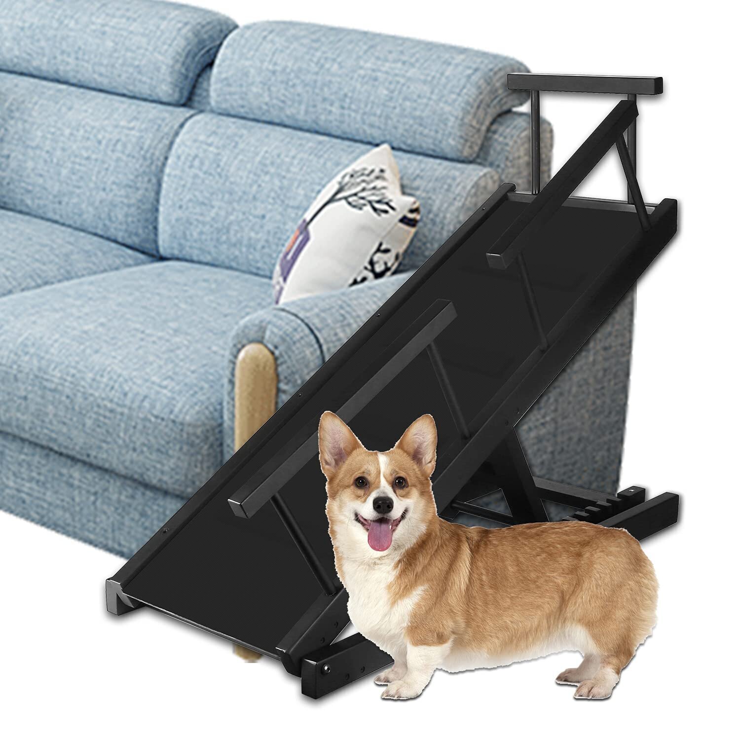 7 Level Collapsible Dog Ramp