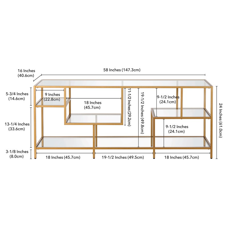 Aarren TV Stand for TVs up to 65"