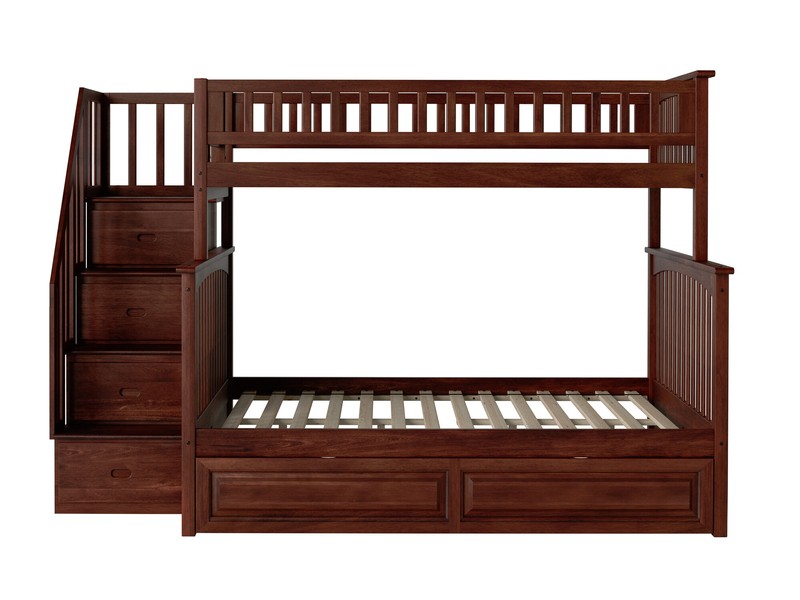 Abel 4 Drawer Solid Wood Standard Bunk Bed by Harriet Bee