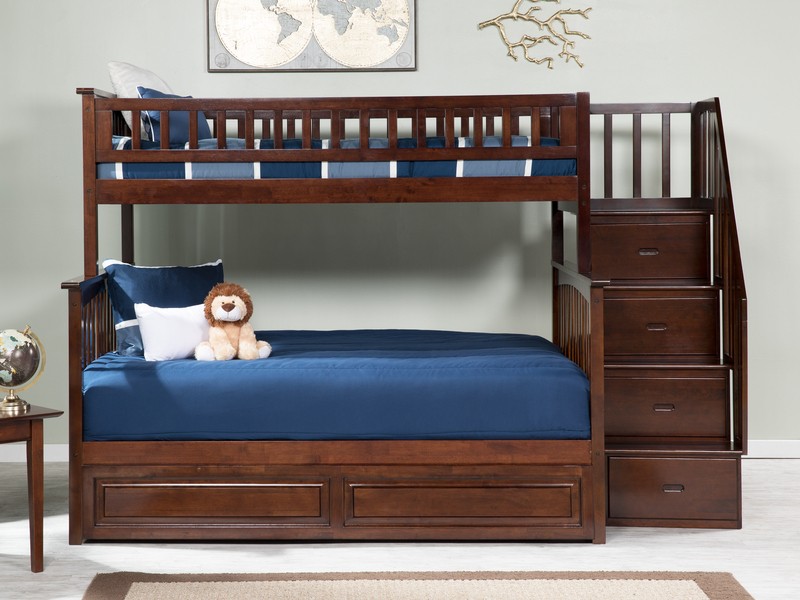 Abel 4 Drawer Solid Wood Standard Bunk Bed by Harriet Bee