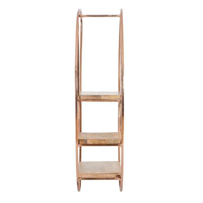 Aberdeen 3 Piece Circle Mango Wood Accent Shelf