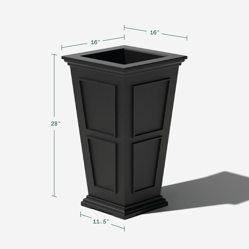 Abram Self-Watering Plastic Pot Planter