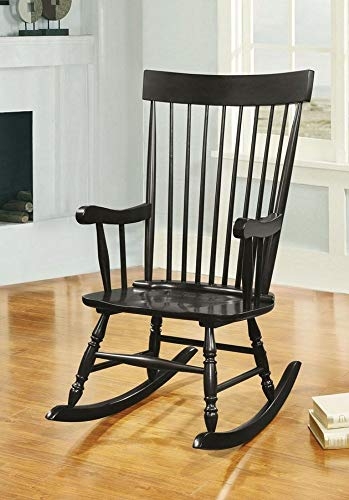 ACME Furniture Arlo 59297 Rocking Chair, Black, One Size