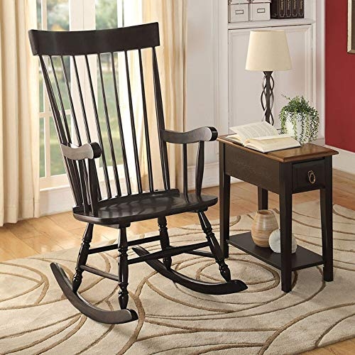 ACME Furniture Arlo 59297 Rocking Chair, Black, One Size